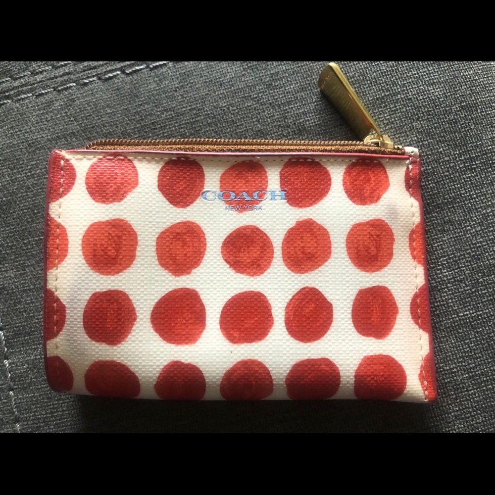 Coach mini coin wallet